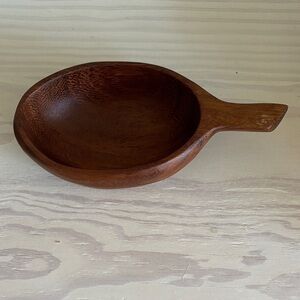 VTG Hand-Carved Wooden Spoon/Ladle/Scoop Made in‎ Haiti